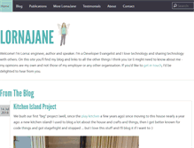 Tablet Screenshot of lornajane.net